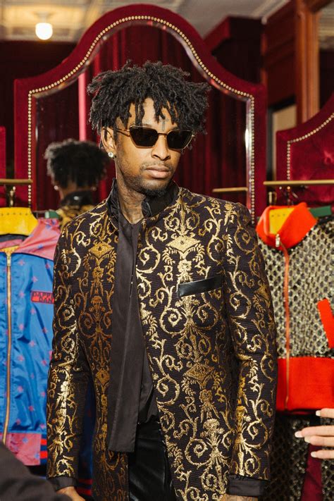 gucci jacket at met gala|21 Savage Hits His First Met Gala Wearing a Piece of Hip.